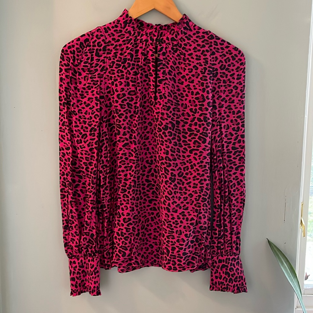 Zadig & Voltaire Leopard Print Blouse - Xs
